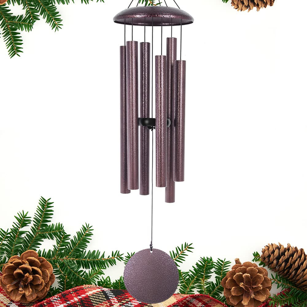 ASTARIN Wind Chimes 36-inch bronze hanging in sunlight