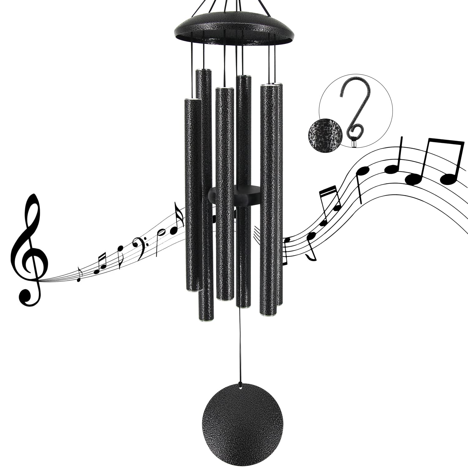 ASTARIN wind chimes displaying deep tone and harmonious sound