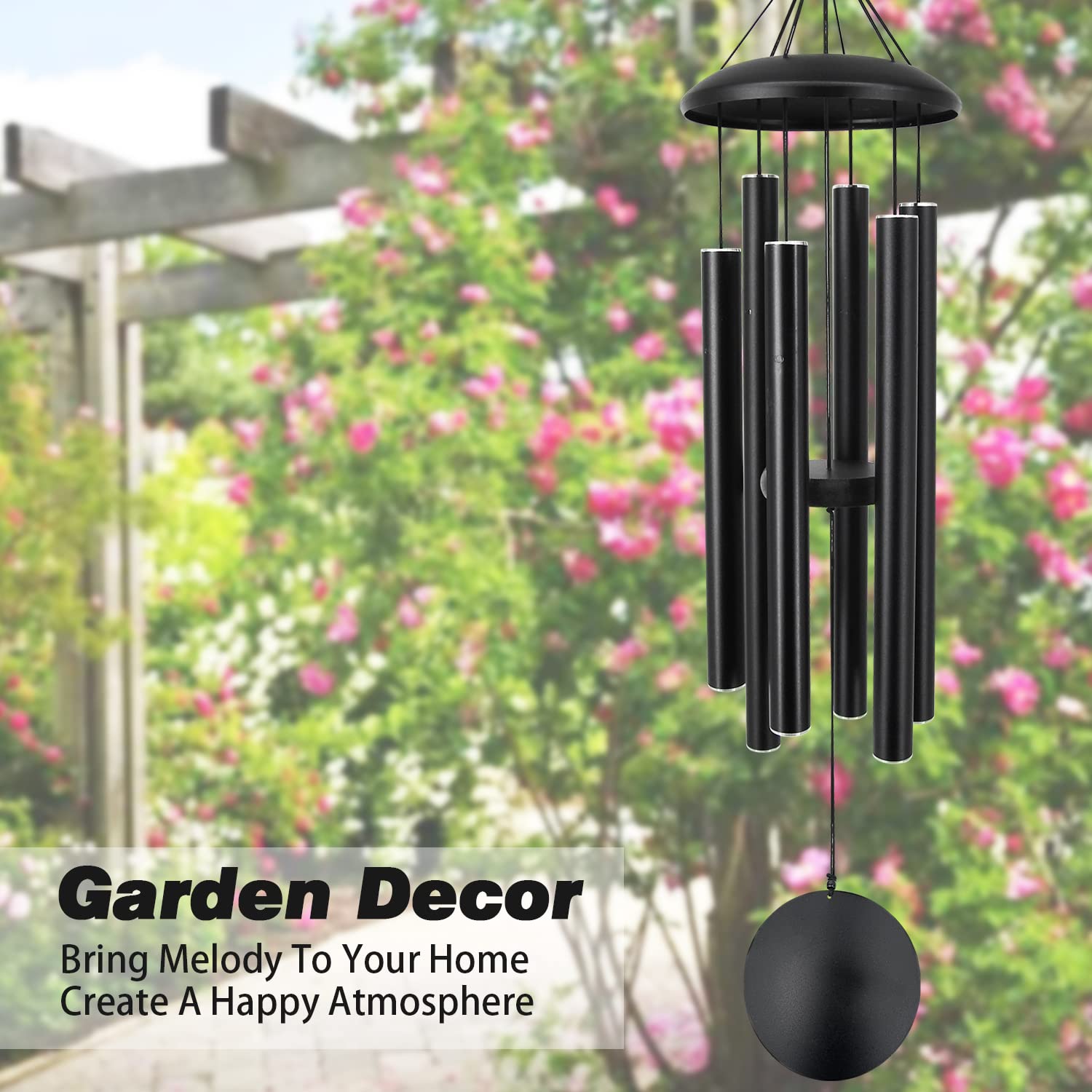 ASTARIN wind chimes hanging in sunlight