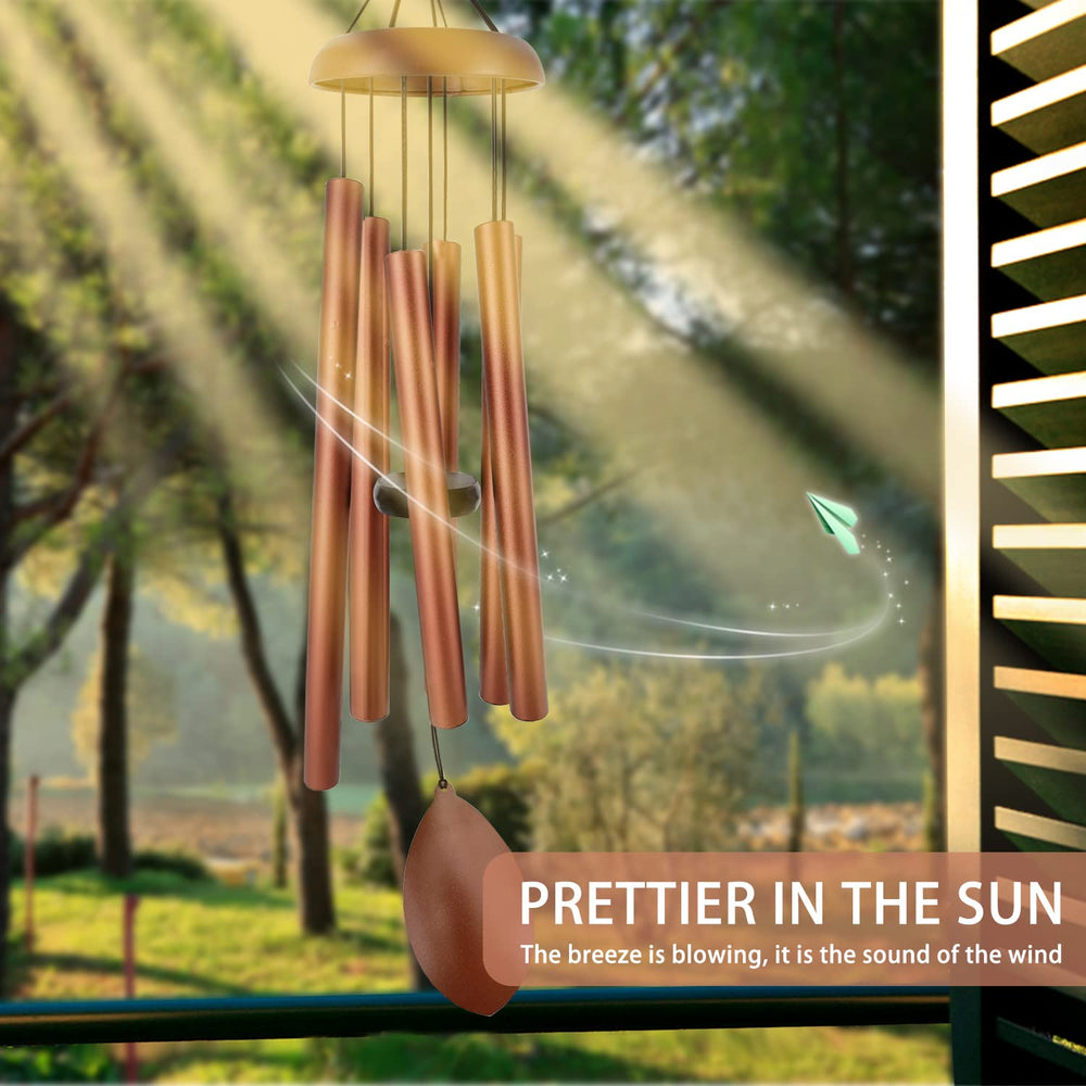 ASTARIN Wind Chimes in a serene outdoor setting