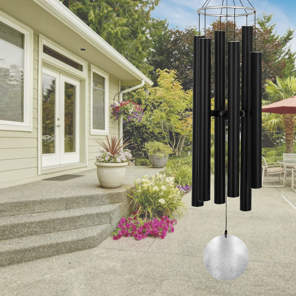 ASTARIN wind chimes showing the beautiful tones in the garden