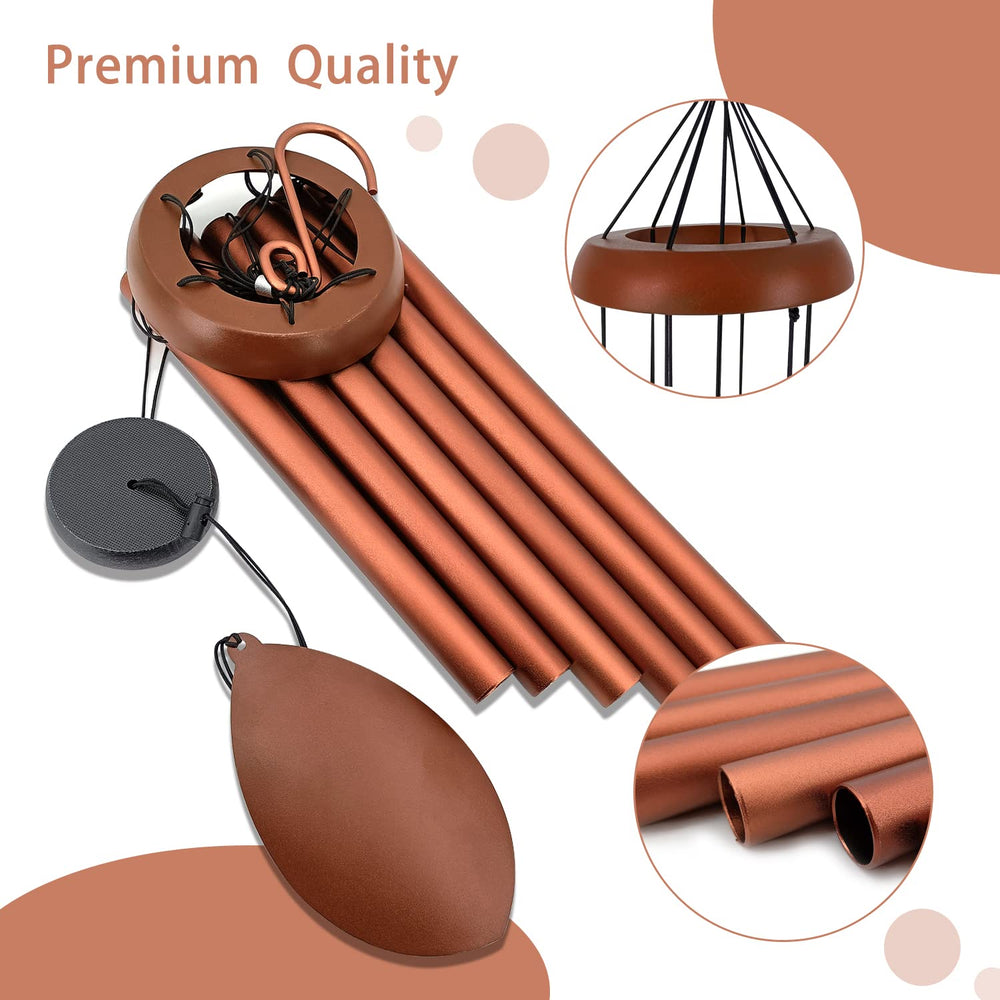 ASTARIN Wind Chimes unique leaf shape wind catcher