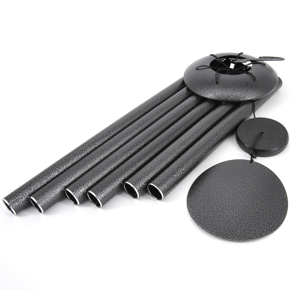 ASTARIN wind chimes with reflective surface outdoors