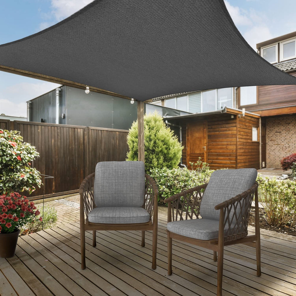 AsterOutdoor Shade Sail with included installation ropes