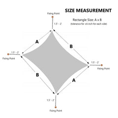 AsterOutdoor Sun Shade Sail D-ring attachment