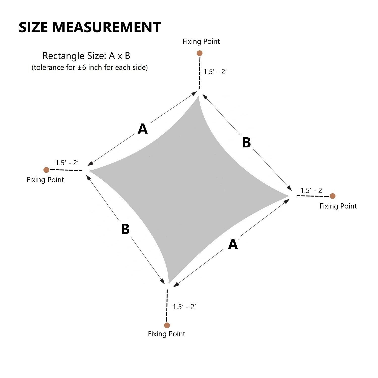 AsterOutdoor Sun Shade Sail in a garden setting