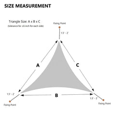 AsterOutdoor Sun Shade Sail package contents and ropes