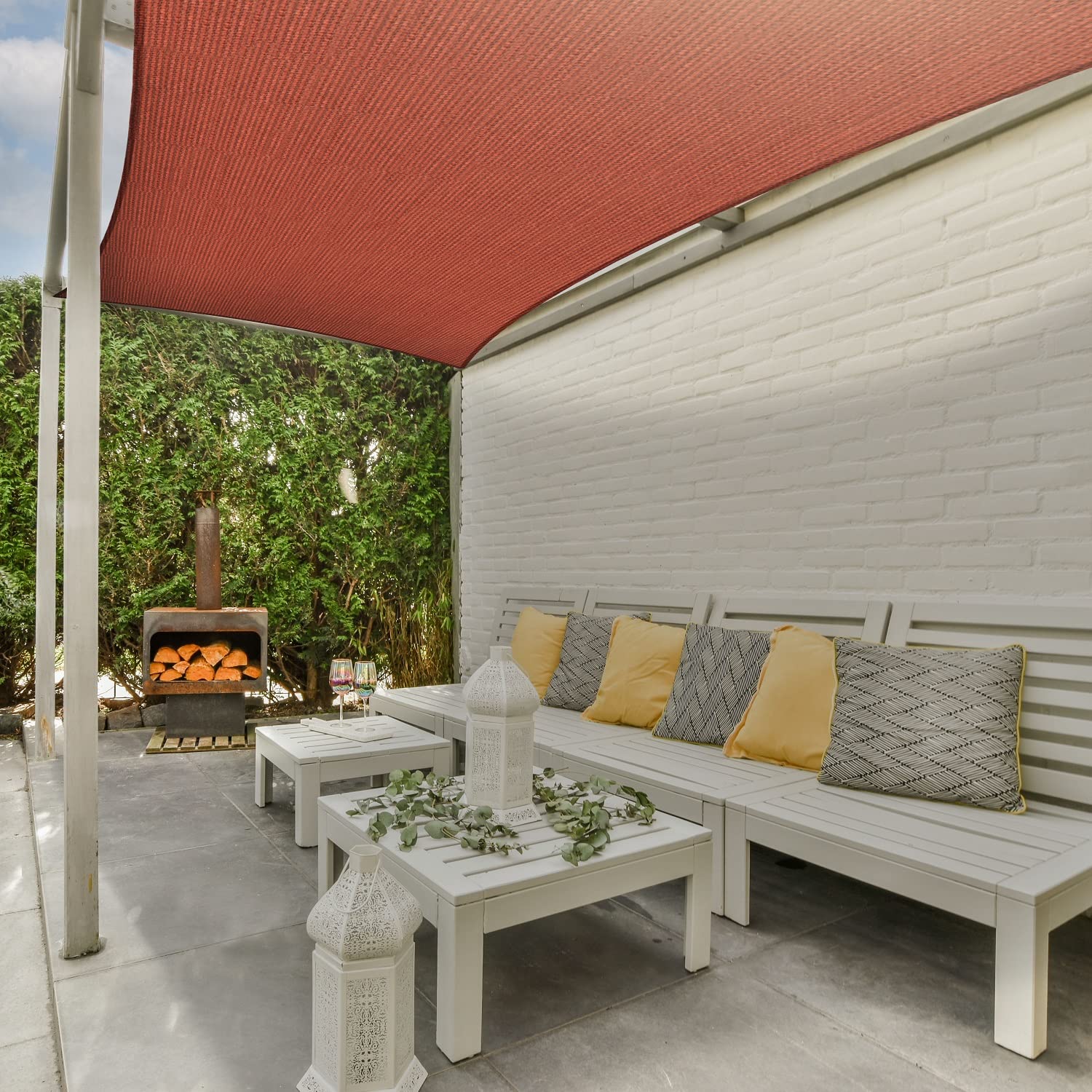 AsterOutdoor Sun Shade Sail Rectangle 8' x 12' installation guide