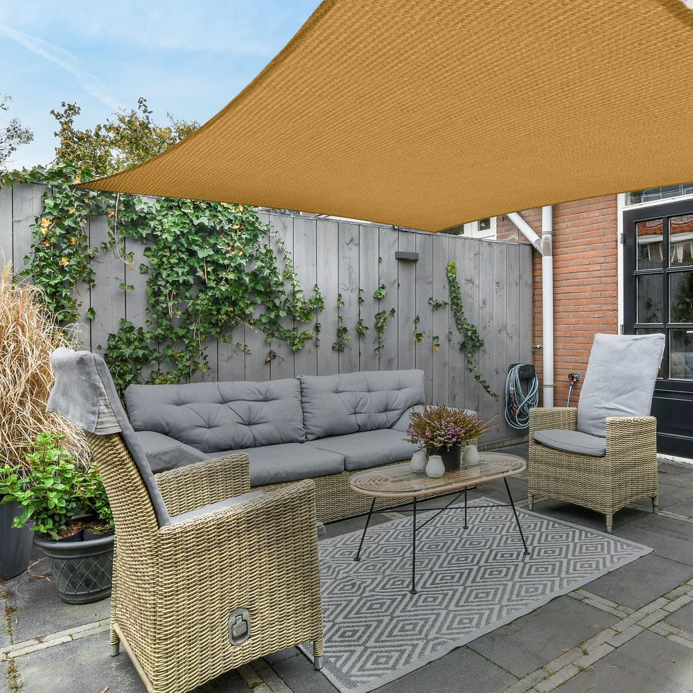 AsterOutdoor Sun Shade Sail showcasing breathable fabric