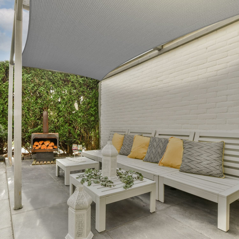 AsterOutdoor Sun Shade Sail with ropes and instructions