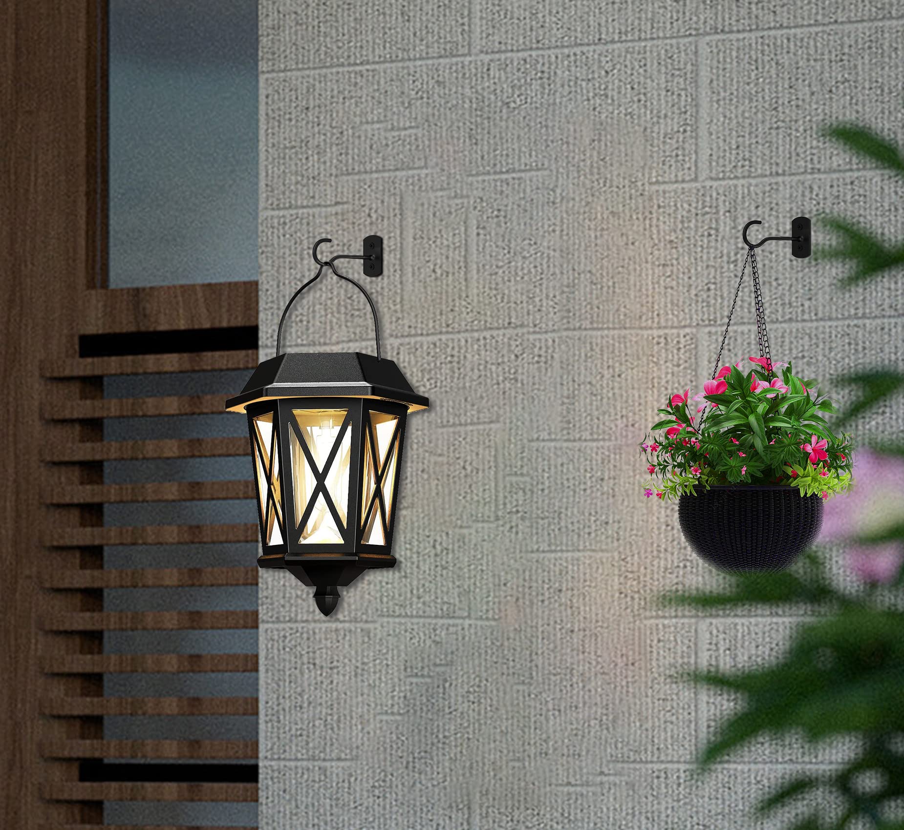 ASZUNE 6In ceiling hooks in outdoor garden setting