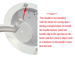 ATIE Above-Ground Pool Skimmer Basket 513330 side view