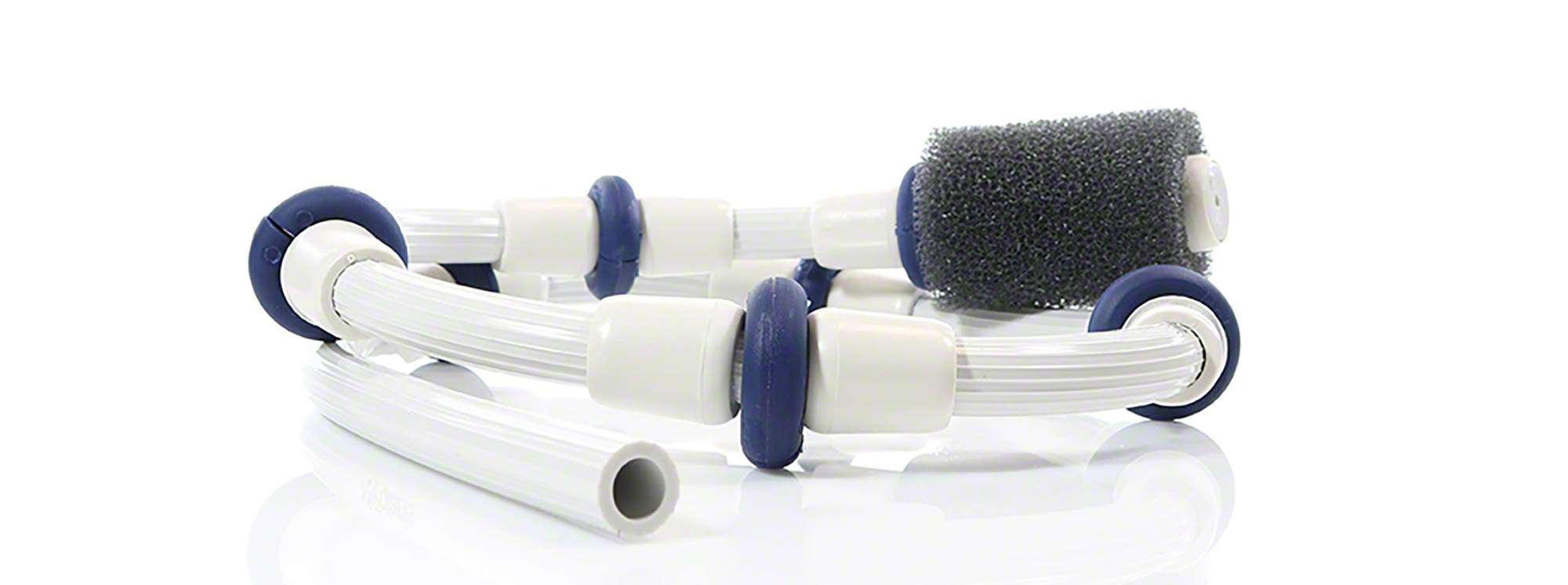 ATIE Pool Cleaner Sweep Hose with tail scrubber and hose clamp