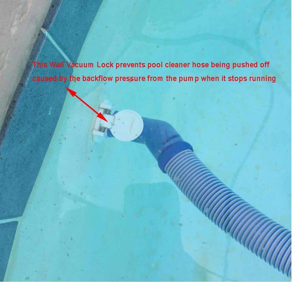 ATIE Pool Vacuum Lock Fitting with package dimensions displayed
