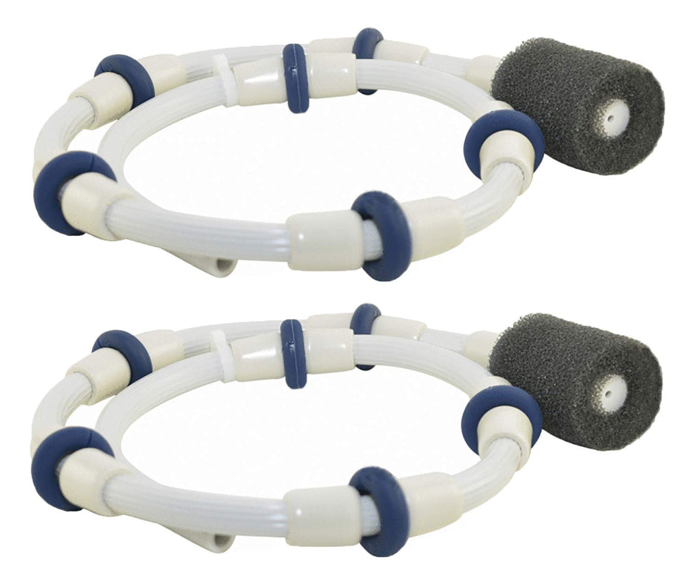ATIE Sweep Hose Complete B5 front view with tail scrubber and hose clamp