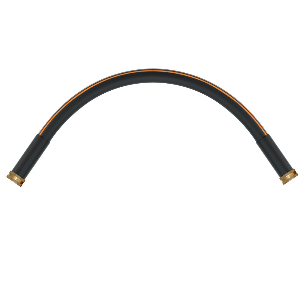 Atlantic 2 ft Female to Female Garden Hose, black, front view