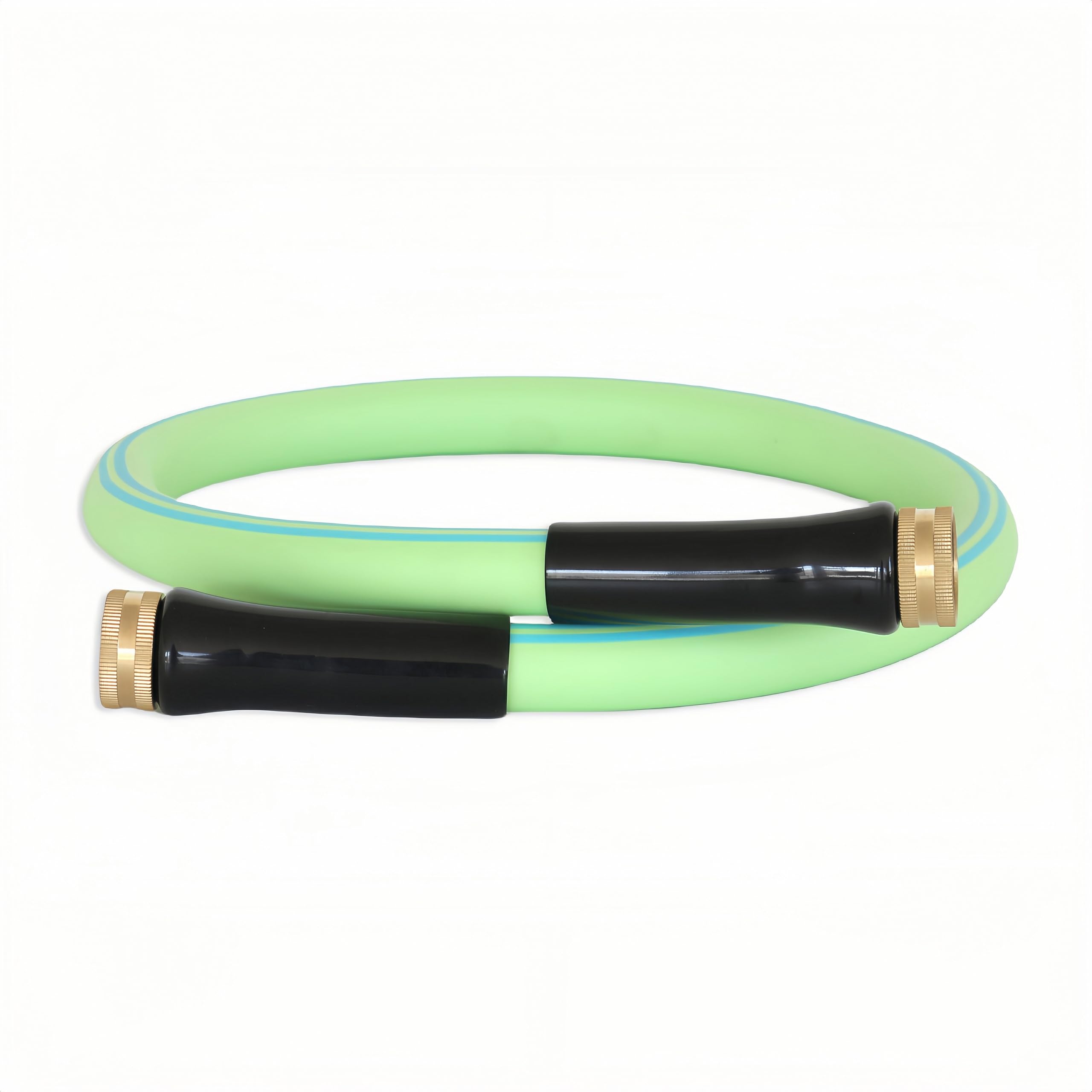 Atlantic 4 ft Female to Female Garden Hose, green front view