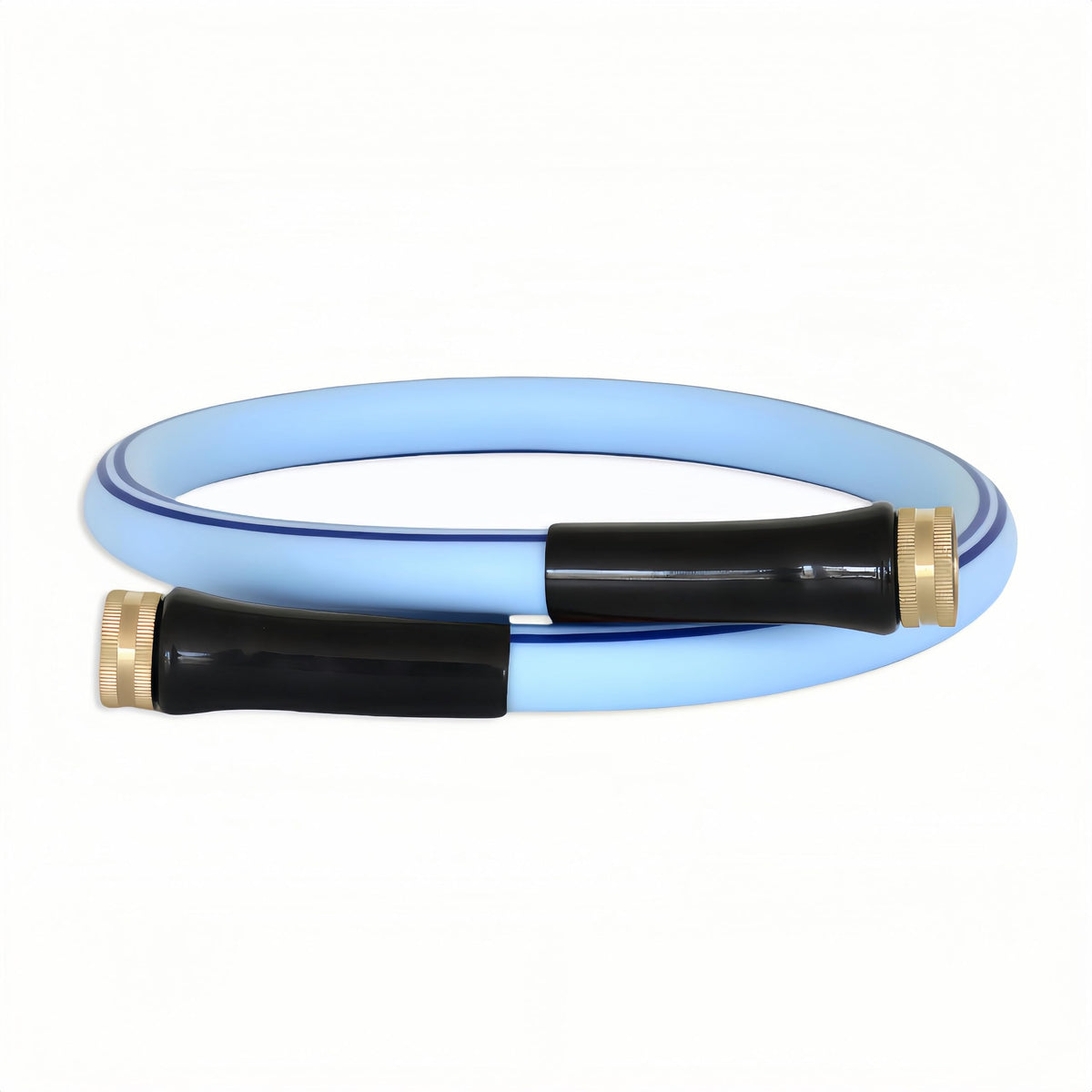 Atlantic 4 ft Female to Female Garden Hose in blue with solid brass connectors