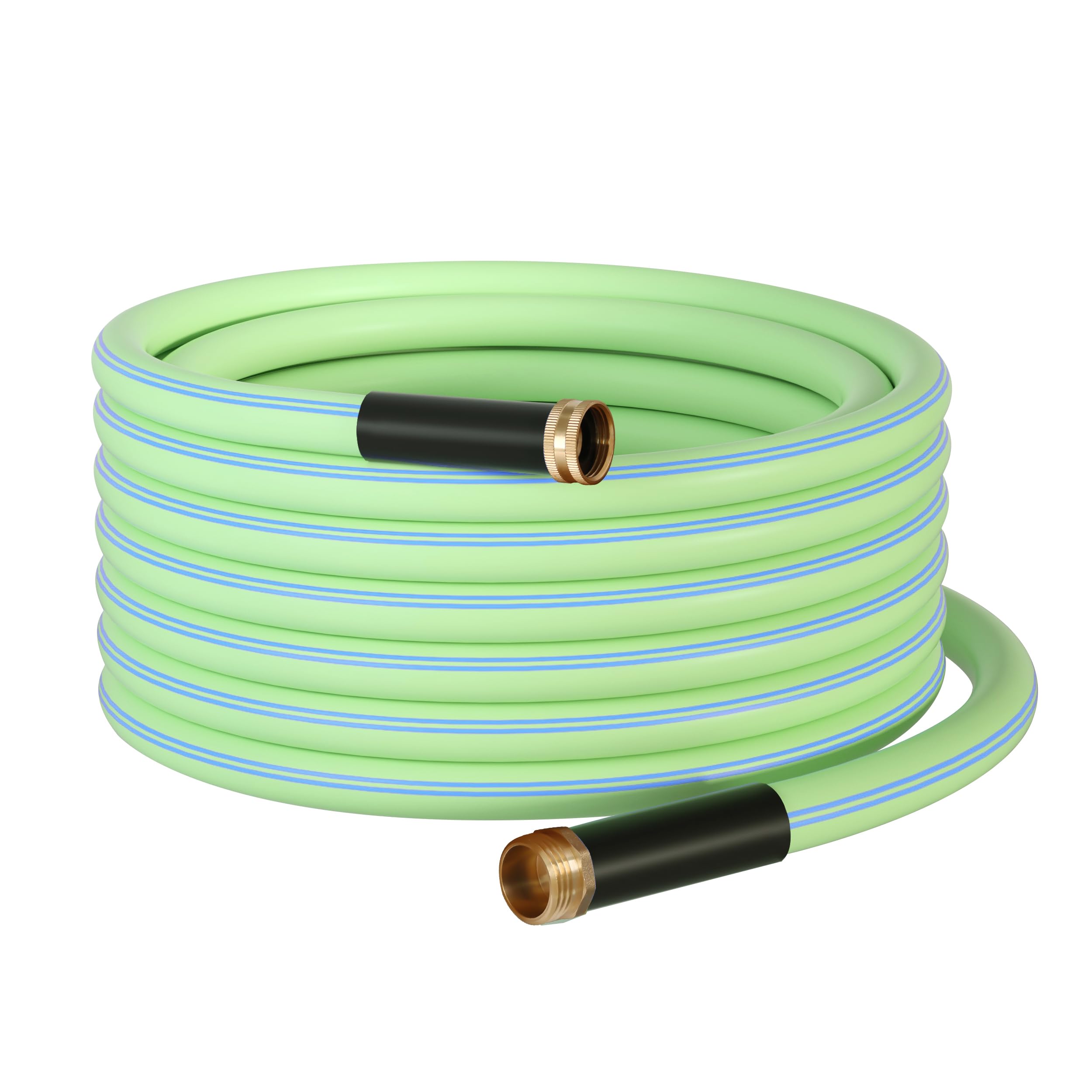Atlantic 50 ft green garden hose with solid brass fittings