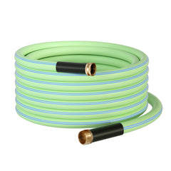 Atlantic 50 ft green garden hose with solid brass fittings