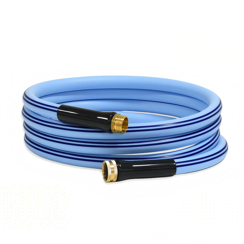 Atlantic Garden Hose 12 ft blue heavy duty front view