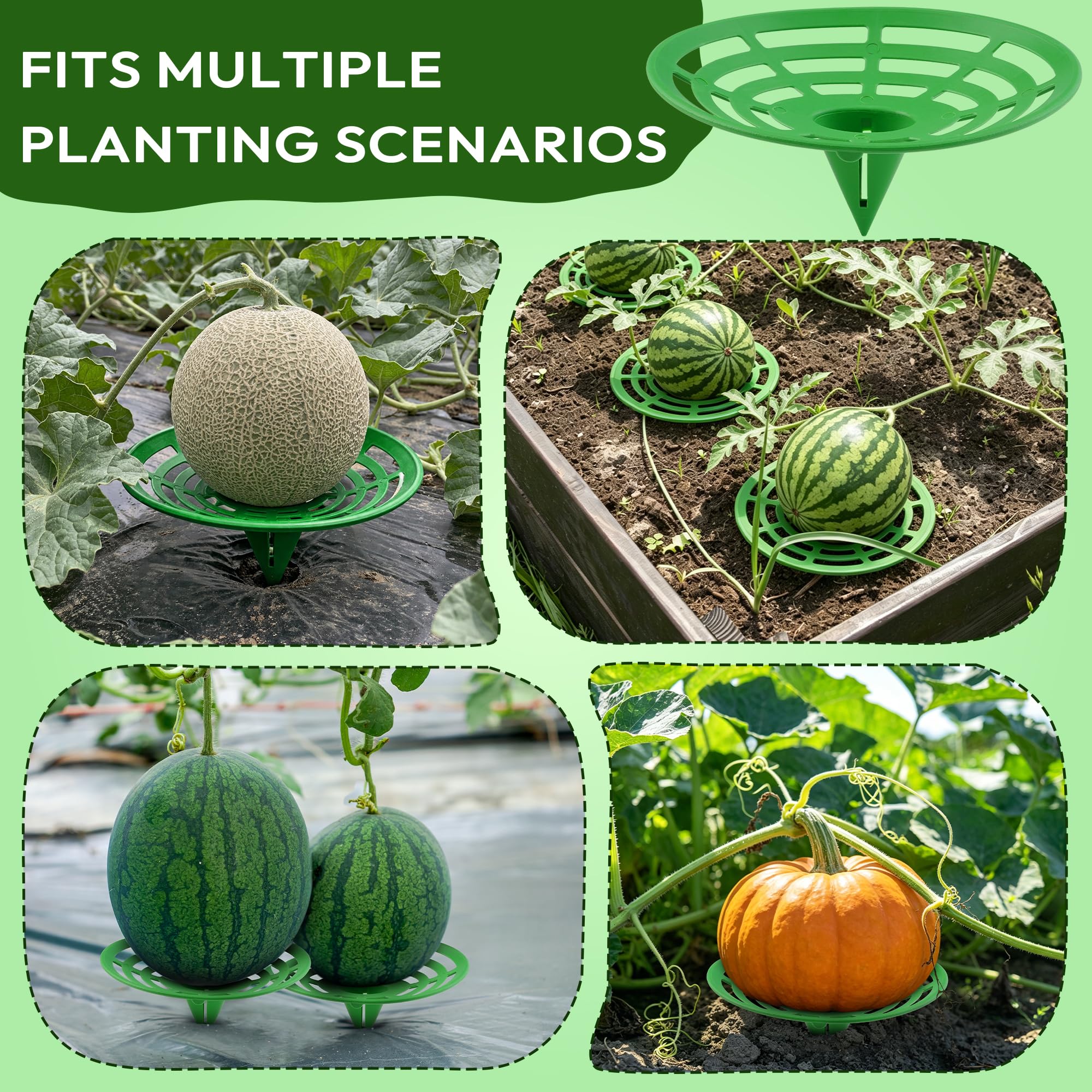 ATLIKE Melon Cradle demonstrating support for a watermelon