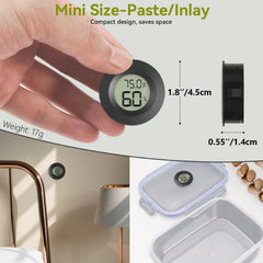 Atogou Mini Hygrometer and Thermometer showing temperature display