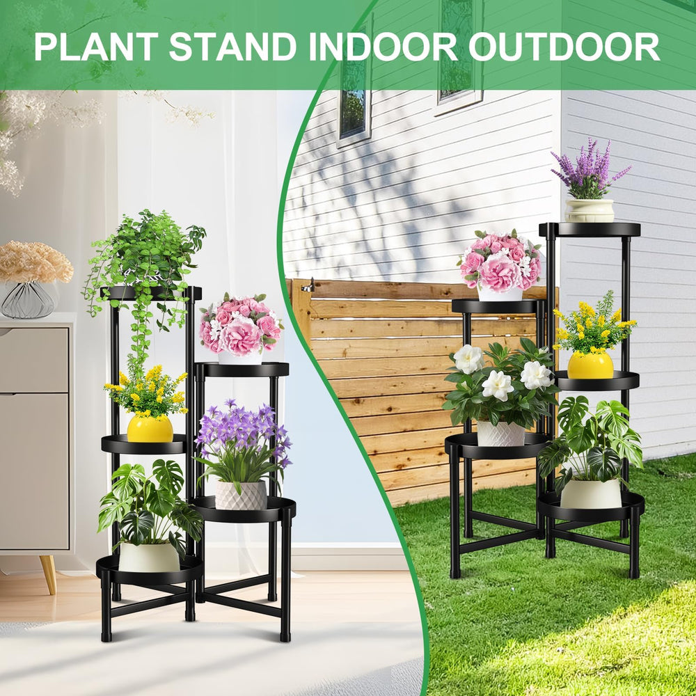 Atpddpey Plant Stand details showing metal finish