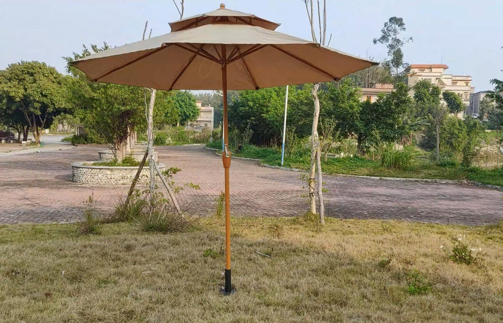 Atsasaye Umbrella Base showing rotary knobs