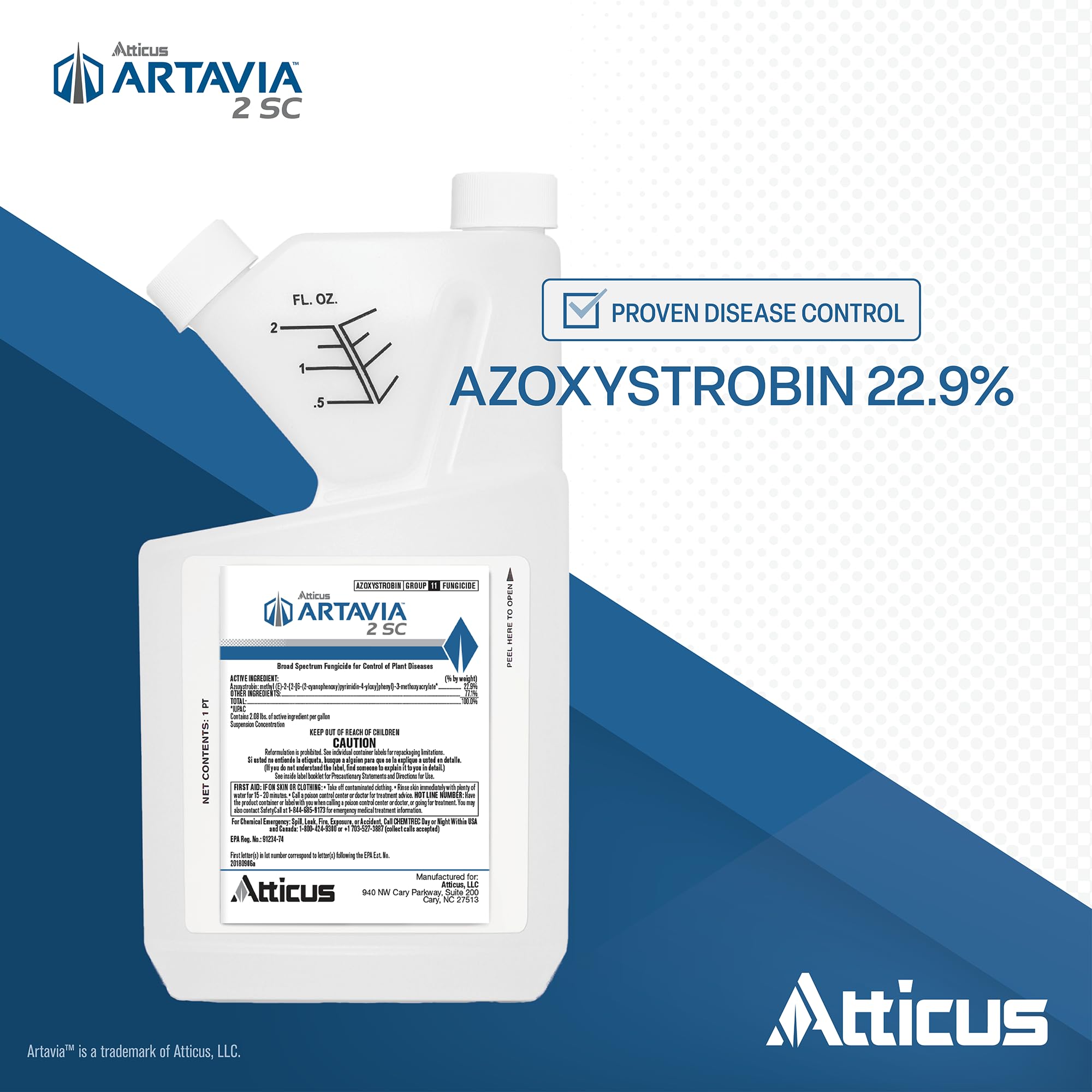 Atticus Artavia 2 SC bottle side view