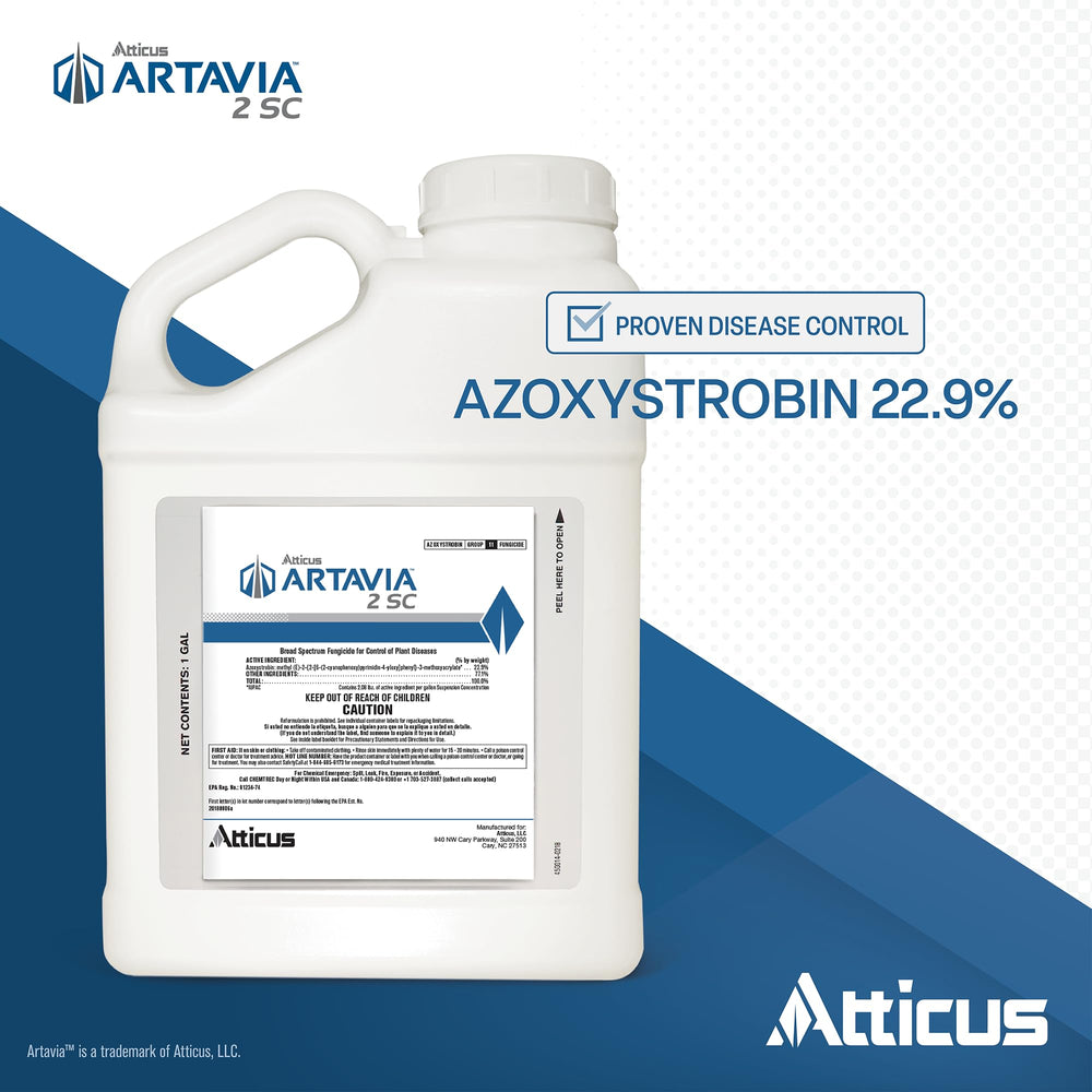 Atticus Artavia 2 SC Fungicide 1 Gal back view