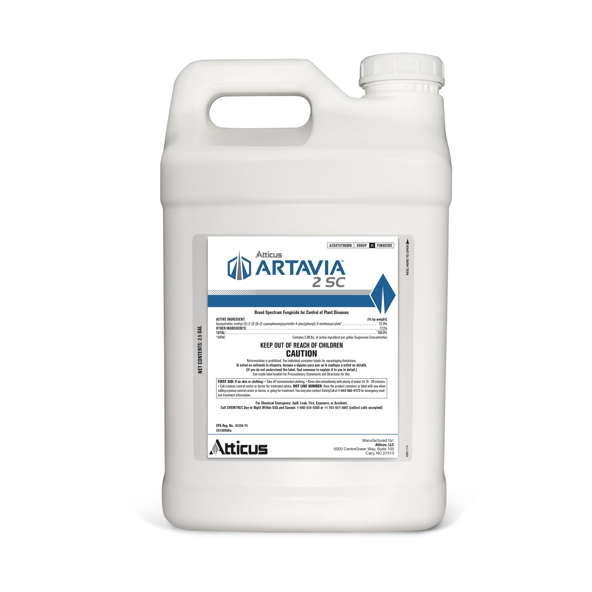 Atticus Artavia 2 SC Fungicide 1 Gal front view