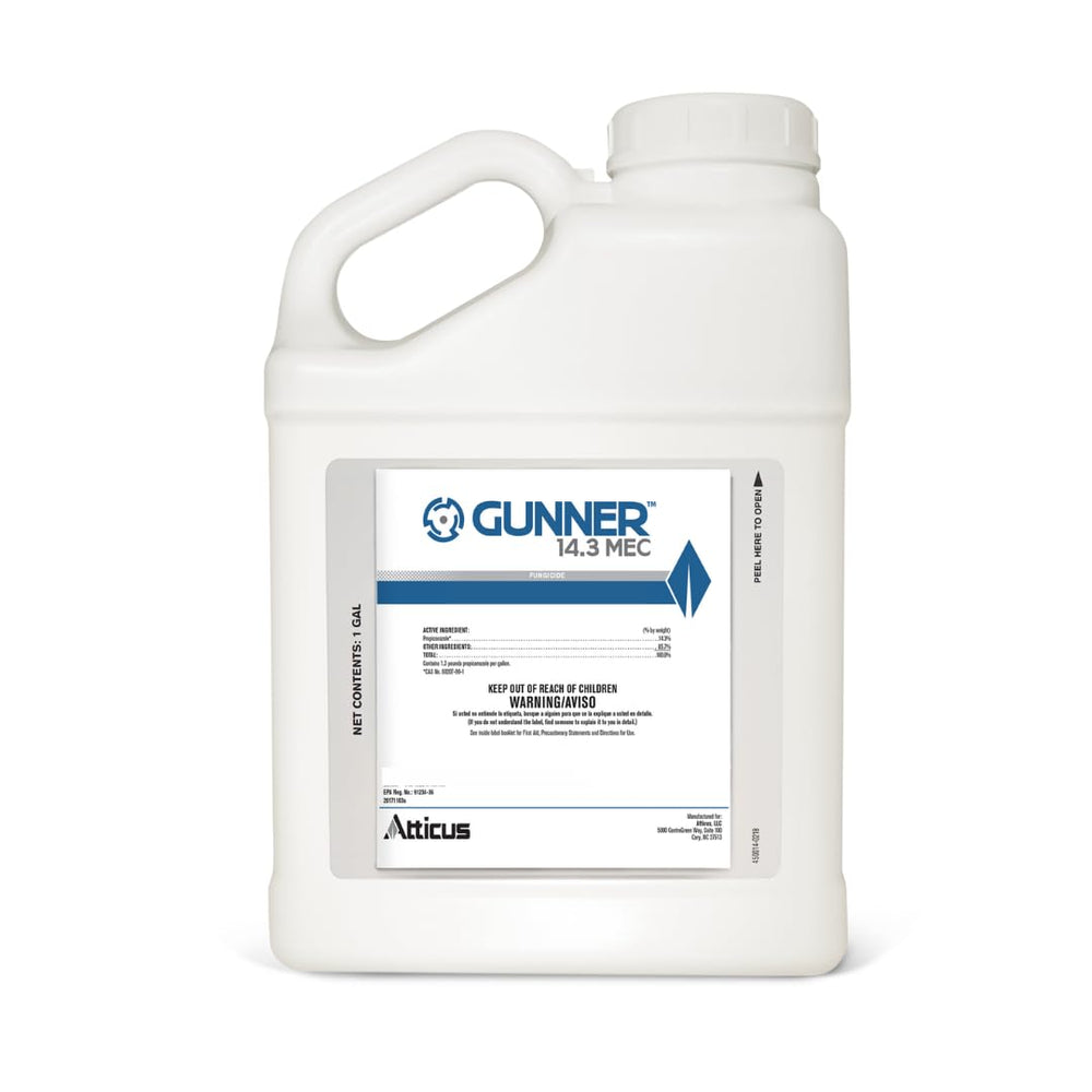 Atticus Gunner 14.3 MEC Fungicide 1 Gal bottle front view