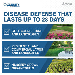 Atticus Gunner 14.3 MEC Fungicide 16oz in action during lawn