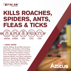 Atticus Talak 7.9 F Insecticide Concentrate 96oz back label