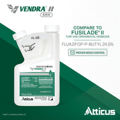 Atticus Vendra II SRX Herbicide 4oz bottle back view