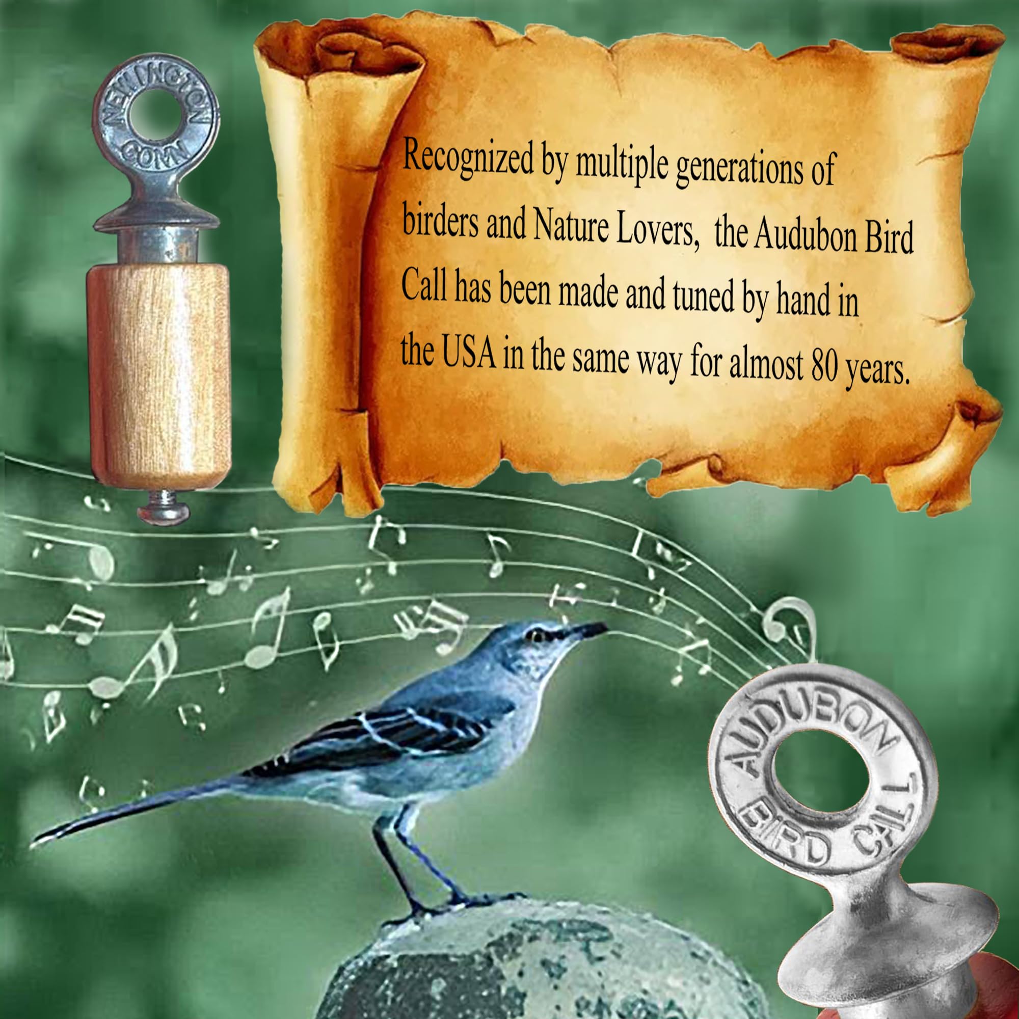 Audubon Bird Call Natural Gift Pack packaging details