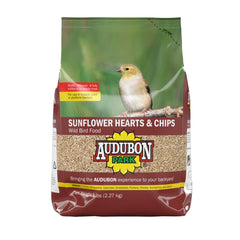 Audubon Park Sunflower Hearts & Chips Wild Bird Food 5-Pound Bag front view