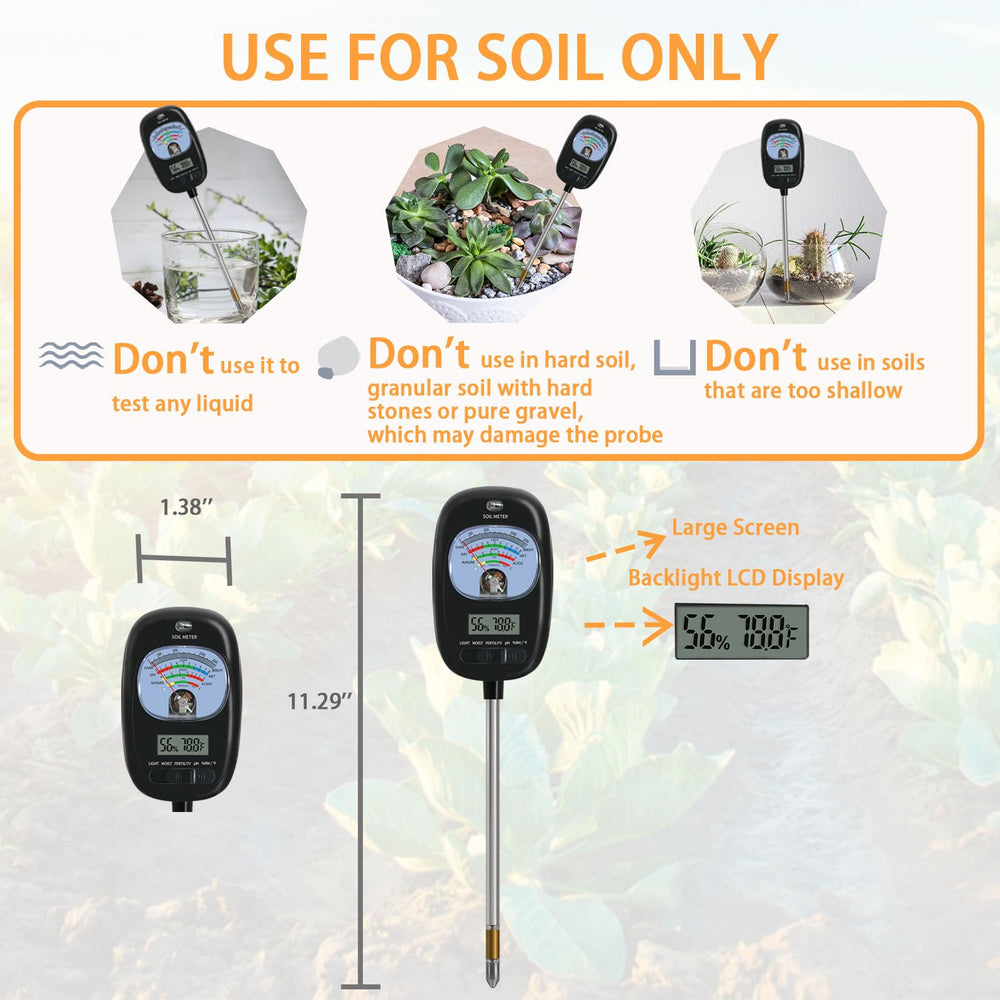 Auduto soil test kit components and packaging
