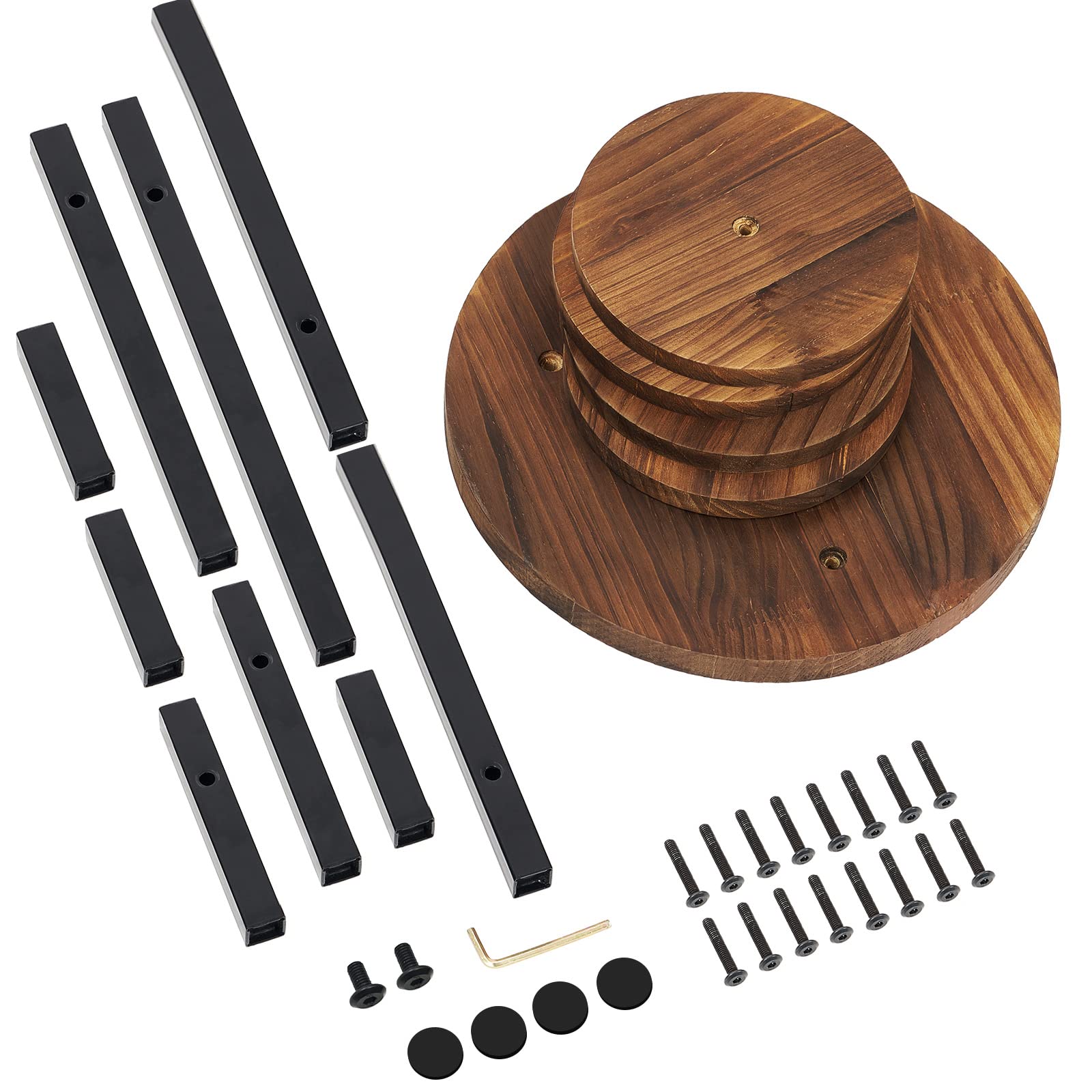 AUGOSTA 4 Tier Corner Plant Stand base detail