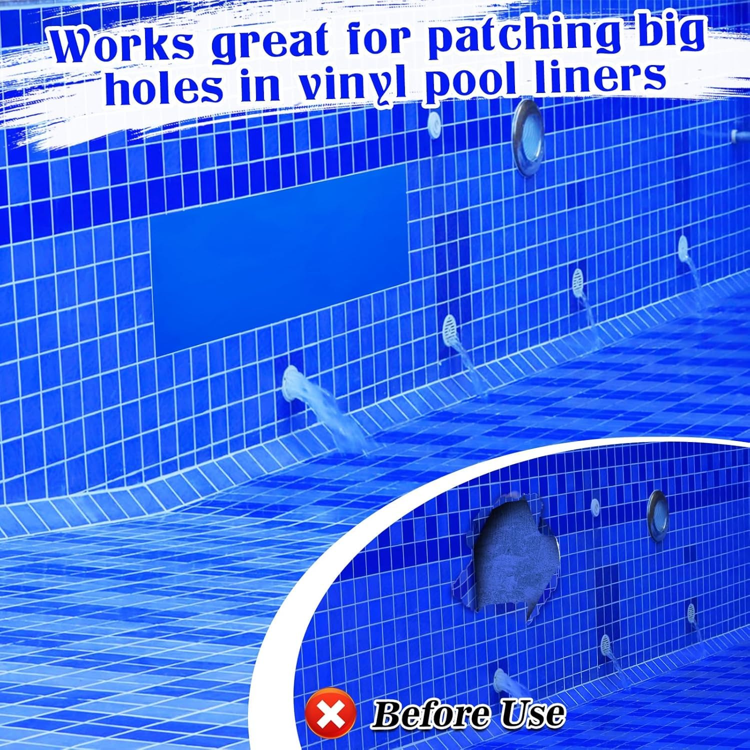 Aulock patch demonstrating strong adhesion