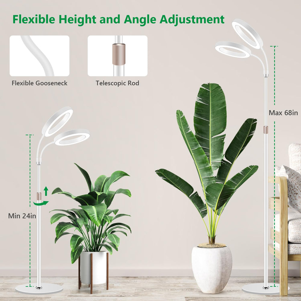 Aumtrly Large Plant Grow Light adapter and specifications