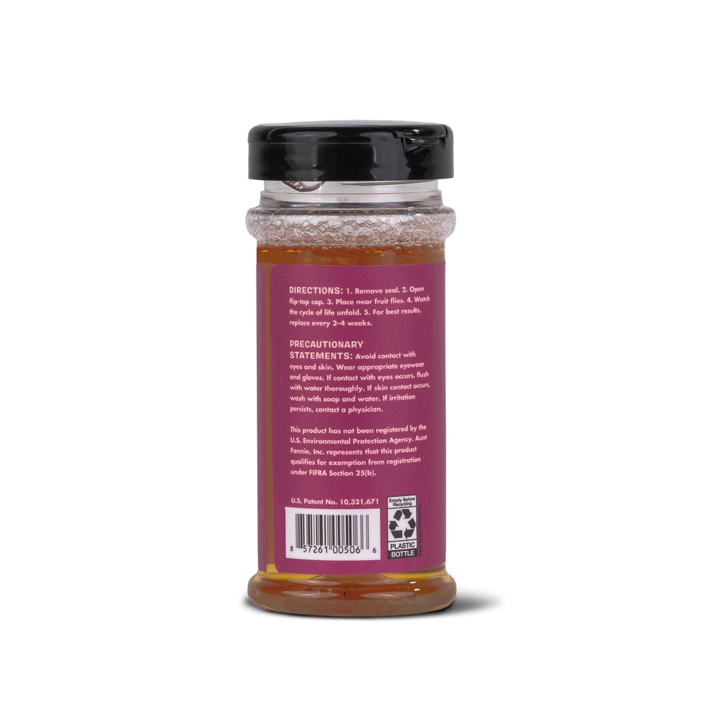 Aunt Fannie's FlyPunch Fruit Fly Trap packaging details