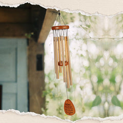 Aurahouse wind chime displayed in a garden setting