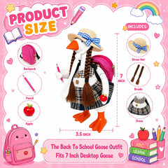 Aurexan 7 Inch Goose Outfit displayed on a desk