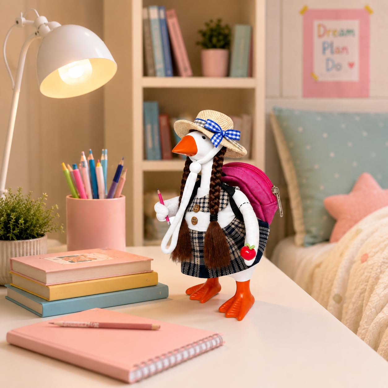 Aurexan Back to School Goose Outfit styled for seasonal decor