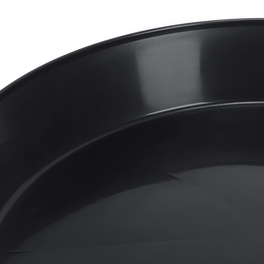 Austin Planter 4 Inch black saucer with excess water