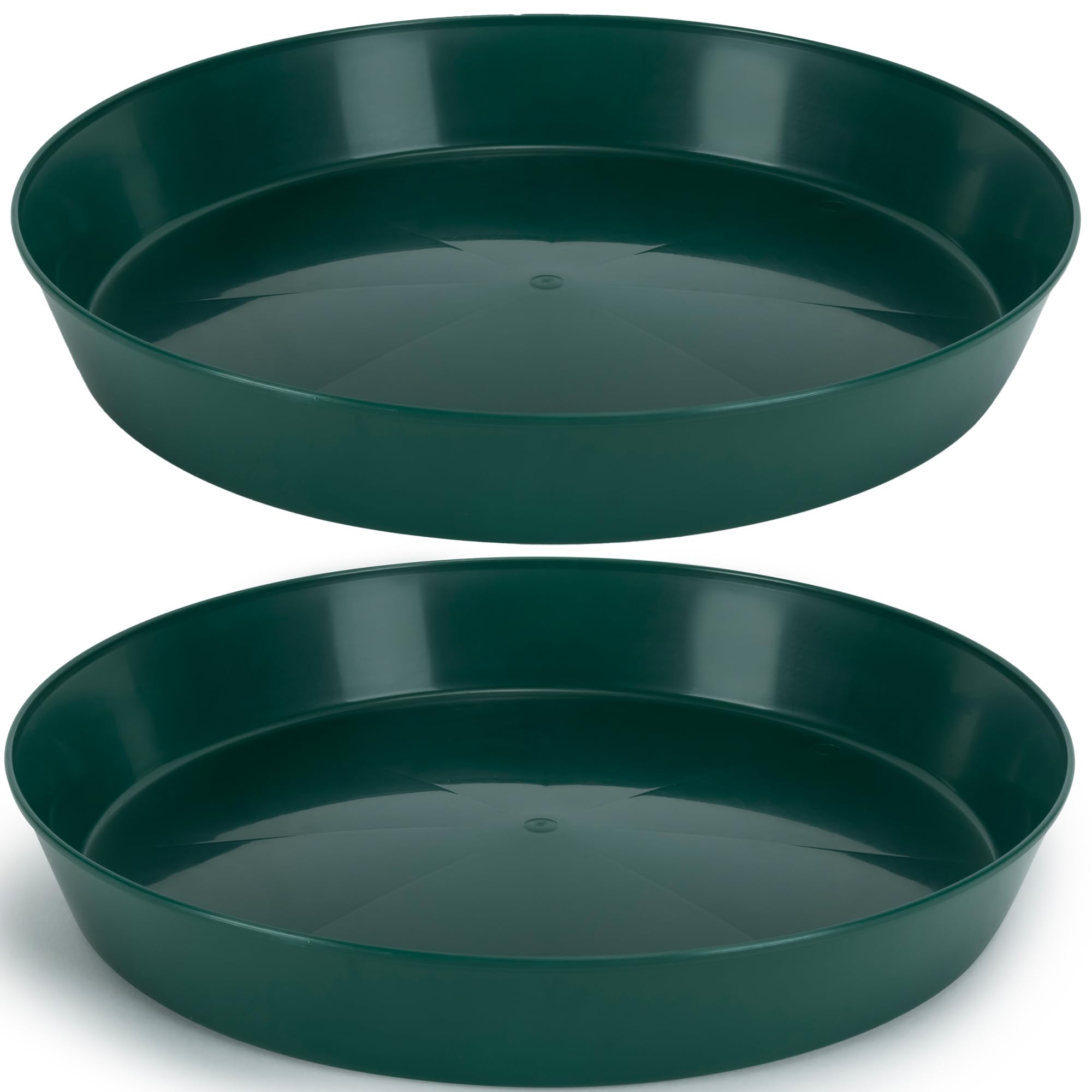 Austin Planter Saucer 16 inch dark green front view