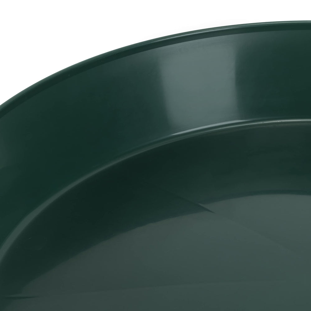 Austin Planter Saucer 16 inch dark green side view