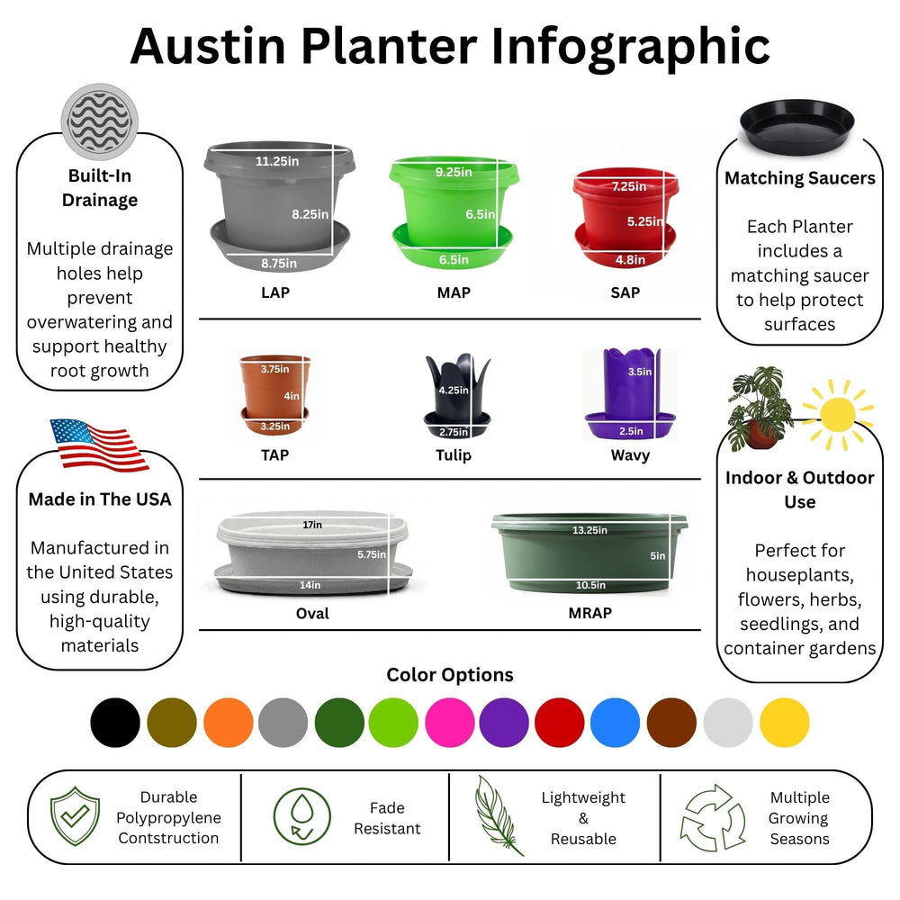 Austin Planter Saucer in garden setting